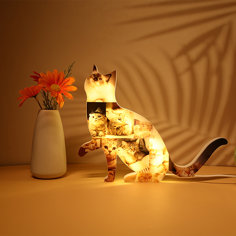 Lampe 3D Chat - LampePhoto